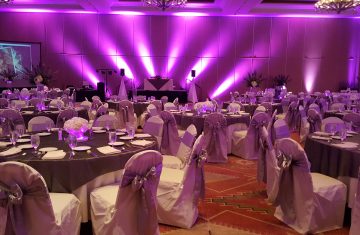 Special up lighting for your wedding